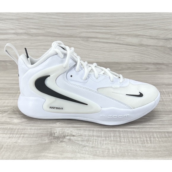 Nike Zoom Hyperset 2 White Volleyball Shoes Mens Size 9.5 nby FQ7070-101 main image 4